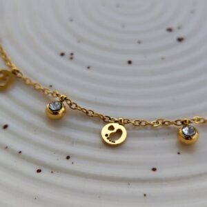 Baby foot with evil eye